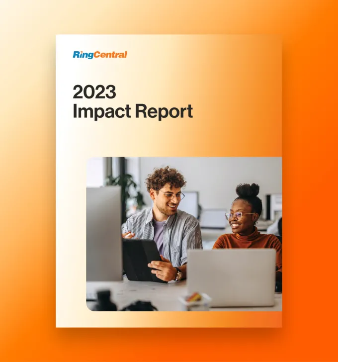 Cover image of RingCentral 2023 Impact Report