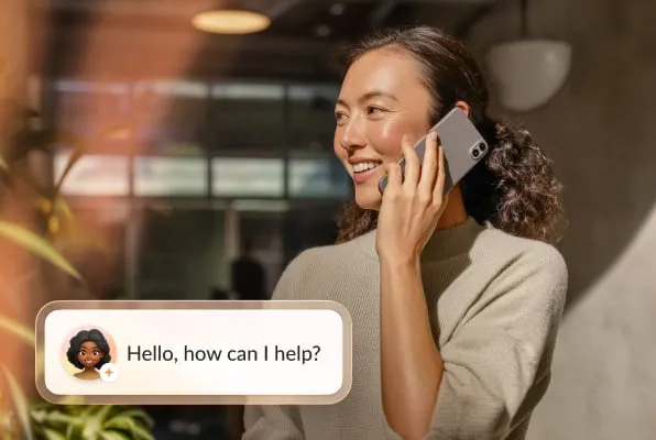 RingCentral's calling feature on mobile app