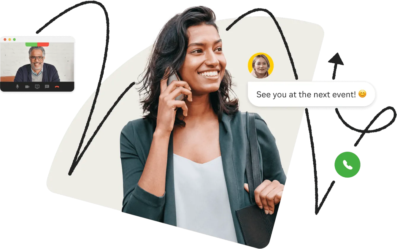 women with the phone