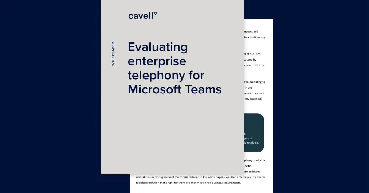 Cloud PBX for Microsoft Teams