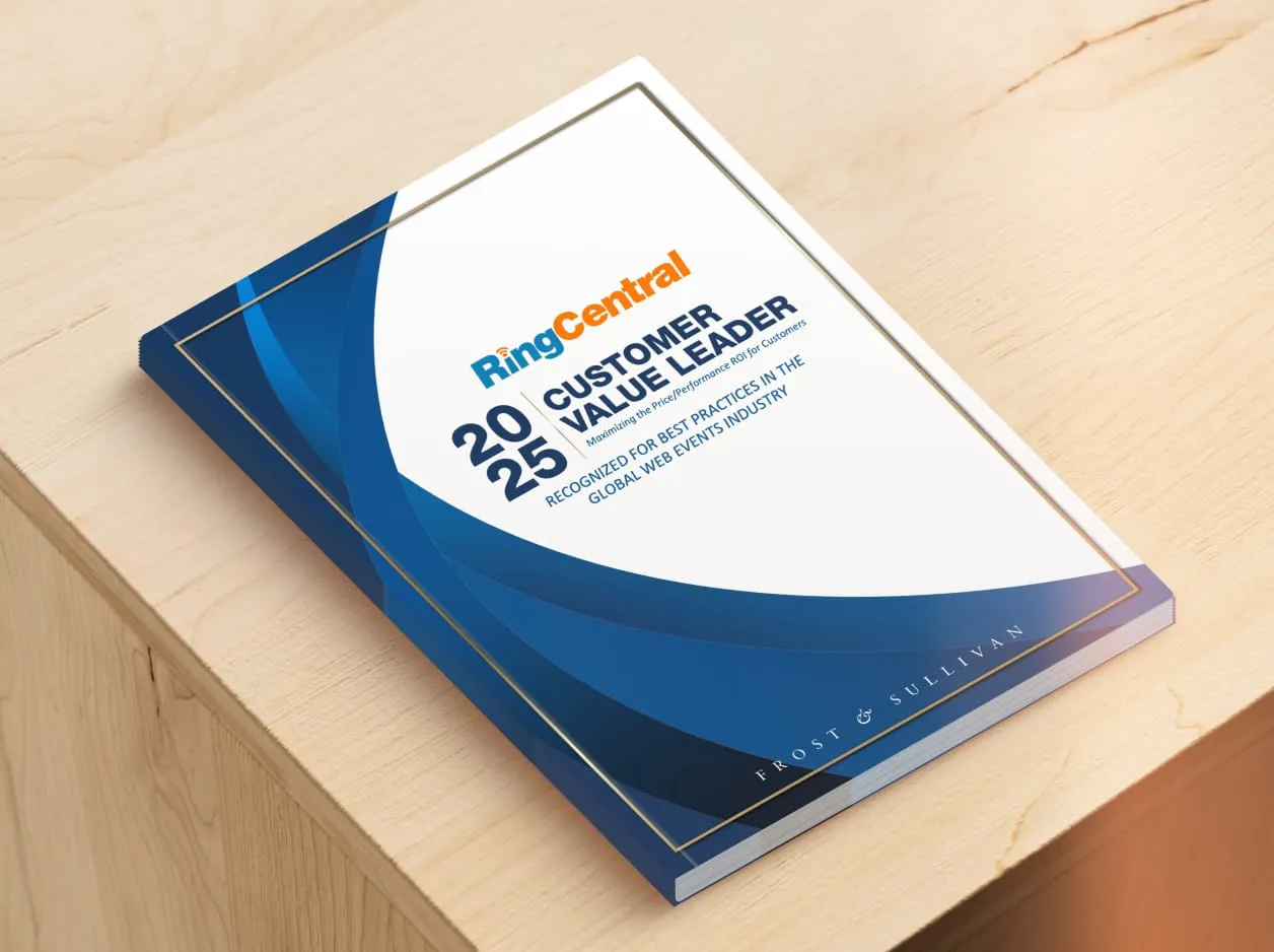 RingCentral Events recognized by Frost & Sullivan with the 2025 Global Customer Value Leader Award