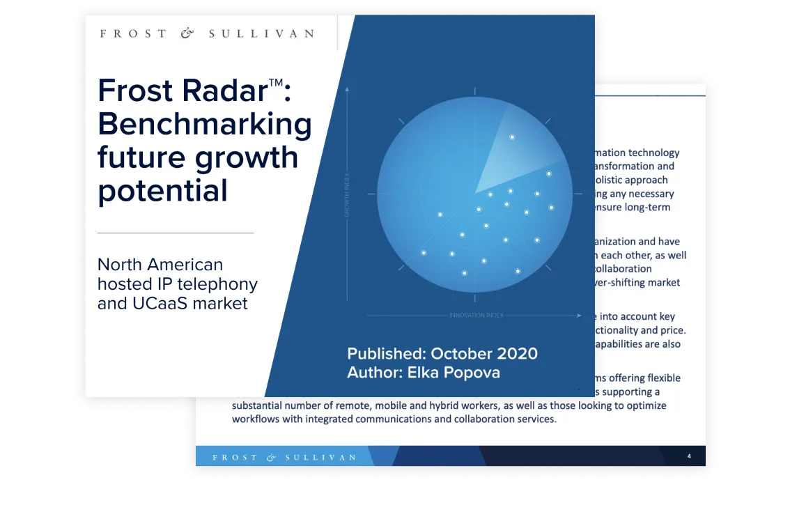 Frost & Sullivan UCaaS Radar