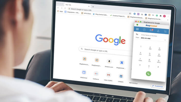 RingCentral's Google extension datasheet