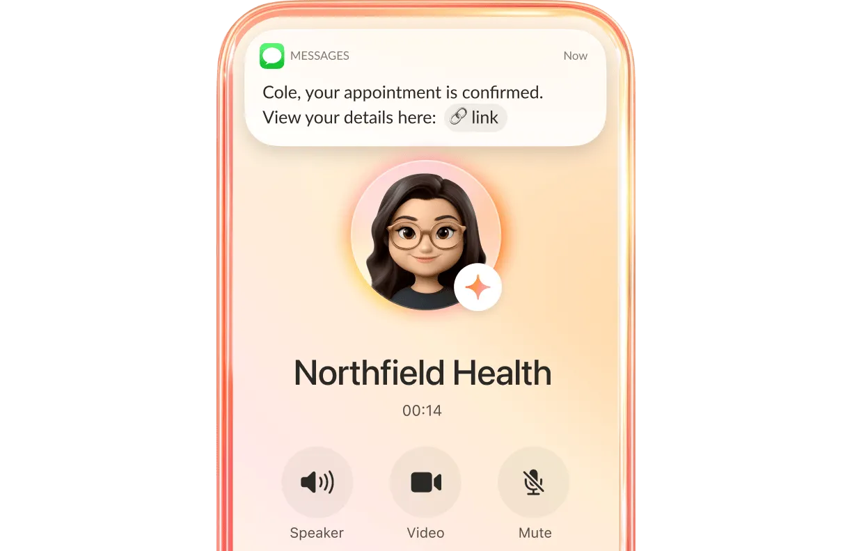 AI agent assist giving suggestions to medical support staff