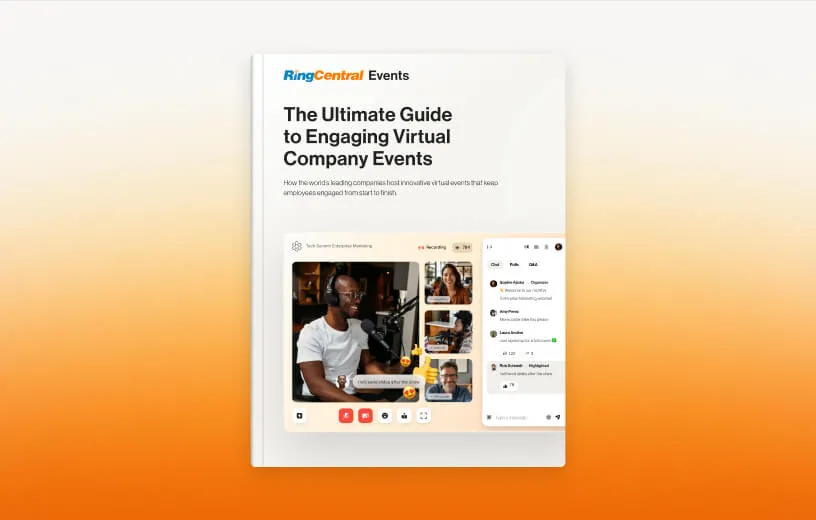 Livre blanc de RingCentral : Un événement virtuel hébergé sur RingCentral Events