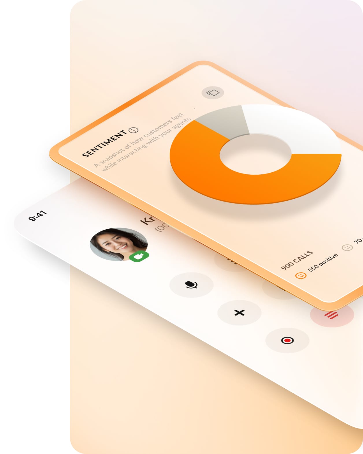Sentiment analysis on mobile