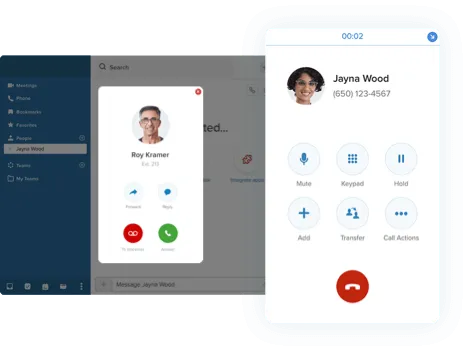 Interface that shows an agent connecting with an expert from another department Solutions like RingCentral Contact Center provide all the features required to deliver robust customer service and support at every step of the customer journey. It empowers call center agents with the tools they need to be productive and to efficiently connect with customers across a wide variety of modern communication platforms.