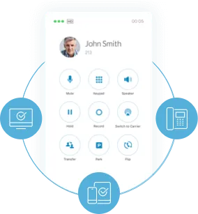 VoIP services integration on custom apps